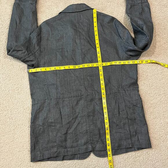 NWOT Cremieux Mens Linen Brown Safari Sport Jacket Size Large - Picture 7 of 7